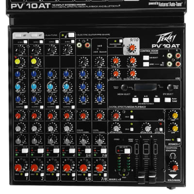 Peavey PV 10 BT 10 Channel Mixer with Bluetooth 2010s