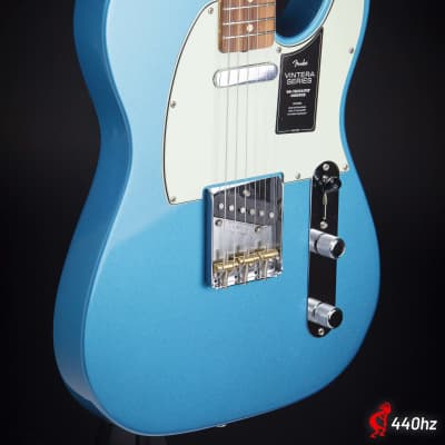 Fender Vintera '60s Telecaster Modified with Pau Ferro Fretboard - Lake Placid Blue image 4