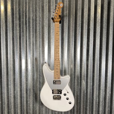 Reverend Billy Corgan Drop Z Pearl White Guitar #61239 image 2