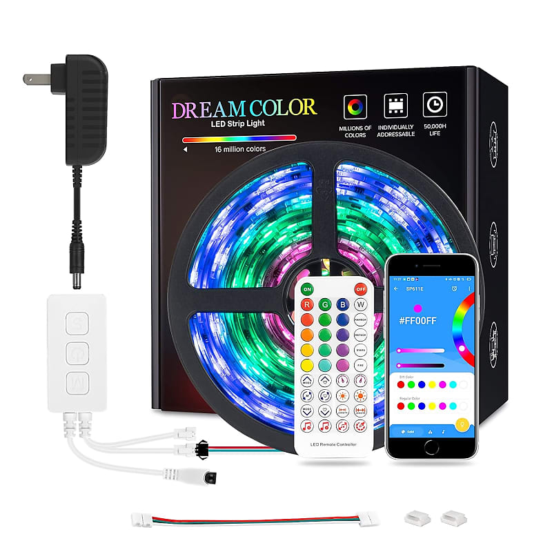 Chasing Effect Ws2811 Ic Led Strip Light With Bluetooth Music | Reverb