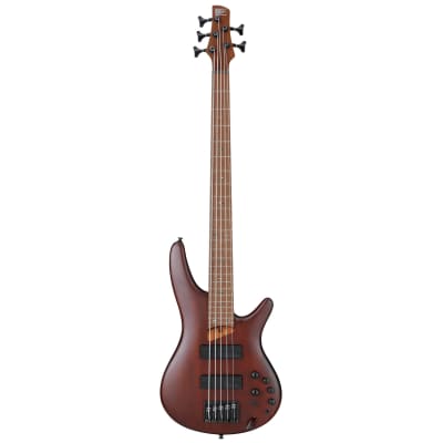 Ibanez SR505E 5-String Bass w/ Bartolini Pickups - Brown Mahogany image 2