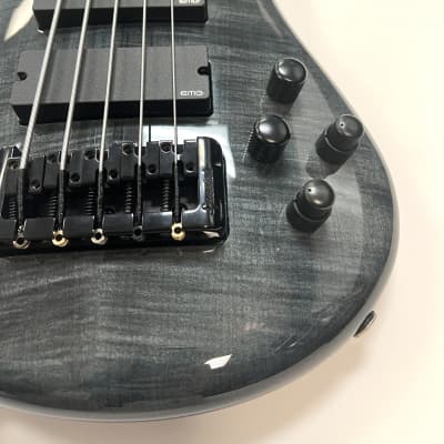 Spector Euro Bantam 5-String Medium Scale Bass 2023 - Black Satin image 9