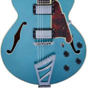 D'Angelico Premier SS Semi-Hollow Electric Guitar w/ Stairstep Tailpiece - Ocean Turquoise