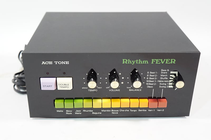 代引き可■Ace Tone Rhythm Fever FR-106 ■完動品 ■匿名配送 リズムマシン