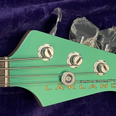 Lakland Skyline 44-64 Custom, Seafoam Green w/ Rosewood *1.5" Nut / Thin Neck Specs image 3