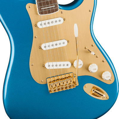 Squier 40th Anniversary Gold Edition Stratocaster | Reverb