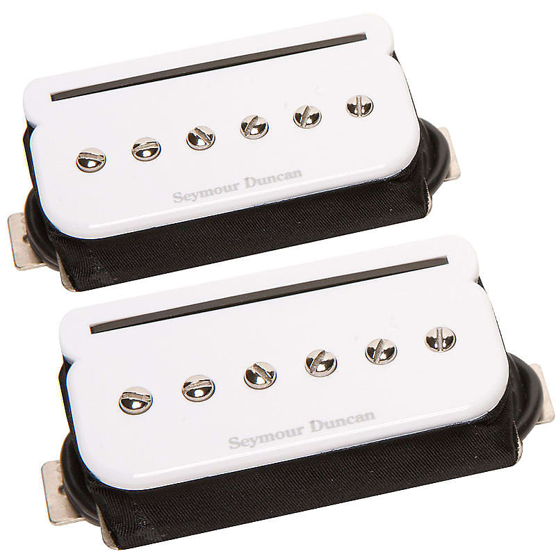 Seymour Duncan SHPR-1s P-Rails - Neck and Bridge Pickup Set White image 1