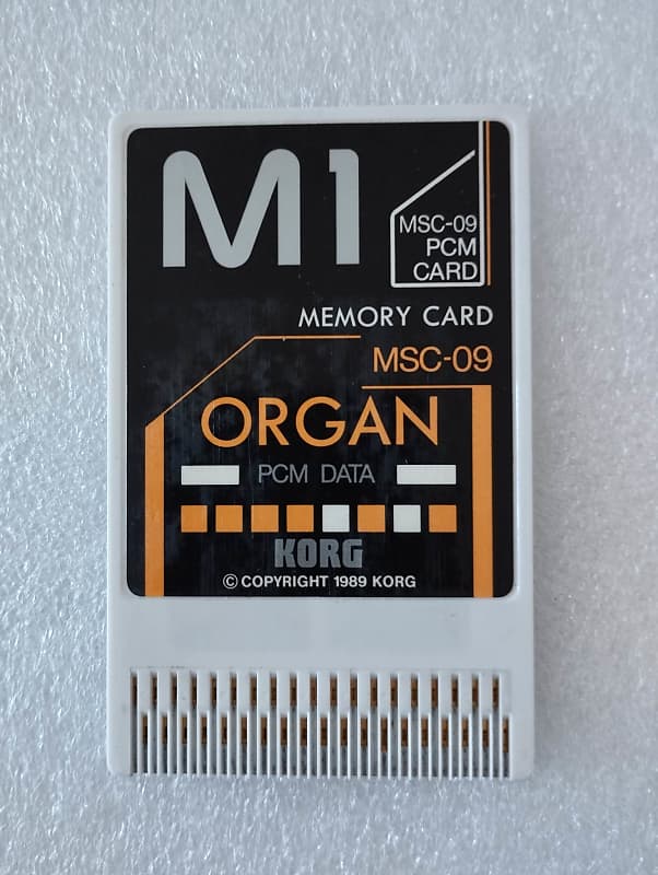 Korg MSC-9S Organ card set for Korg M1 series | Reverb Australia