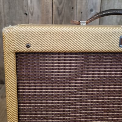 Fender Stratocaster Sunburst and Tweed Vibrolux 5F11 Amplifier One Owner Vintage 1957 image 21