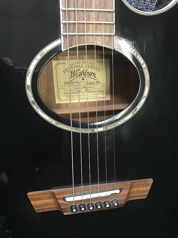 ギター FLASHBACK Washburn Limited series Festival EA26/BK Craig Chaquico