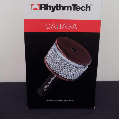 Rhythm Tech RT8000 Black/Natural Standard Cabasa image 1