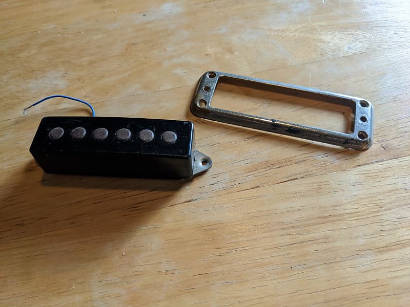 Vintage Guitar Pickup And Mounting Ring | Reverb