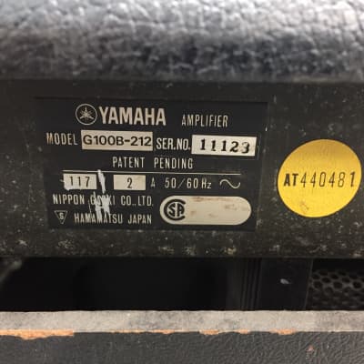 Yamaha G100B solid state 2x12 guitar amp image 3