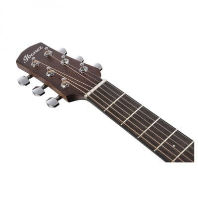 Ibanez Electro Acoustic Guitar, Transparent Charcoal Burst Low Gloss AAM70CE-TBN image 9