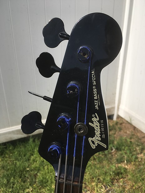 Fender Jazz Bass Special-Black Neck-1985 Pearl White-Duff