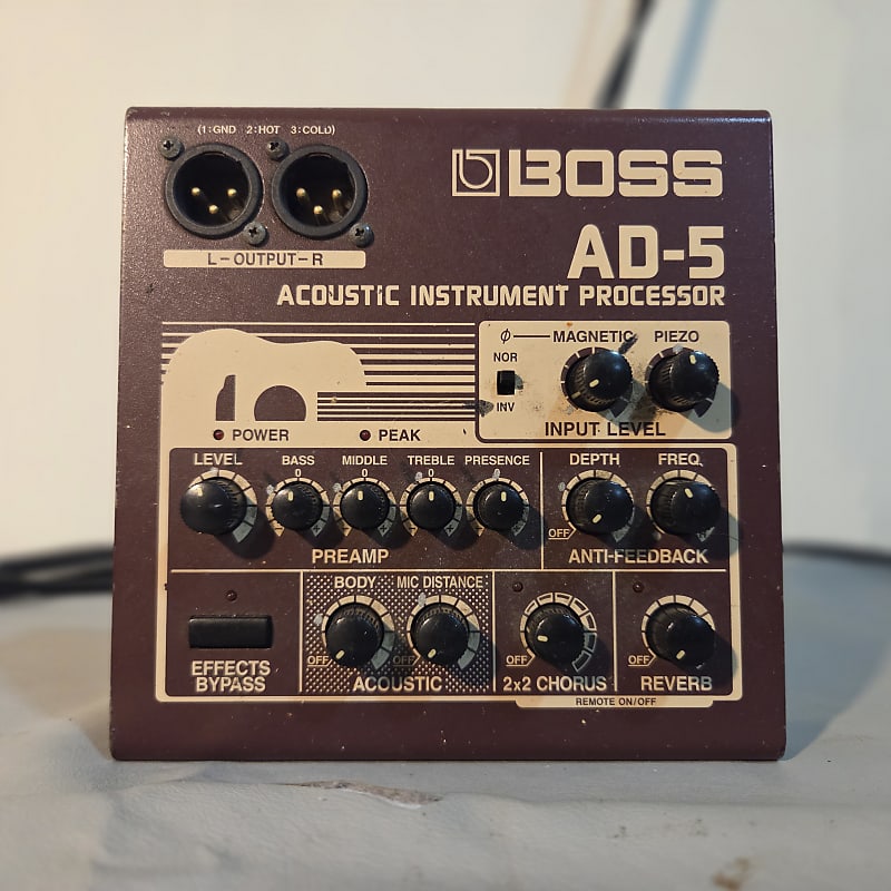 Boss AD-5 Acoustic Instrument Processor | Reverb