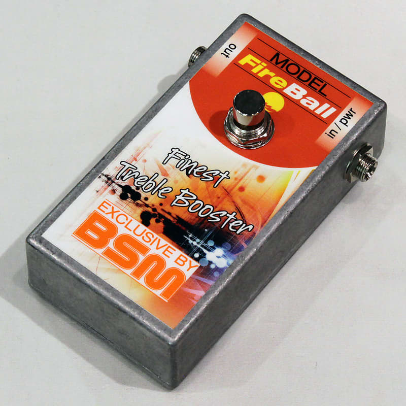 定番超歓迎BSM Treble Booster Fireball ギター
