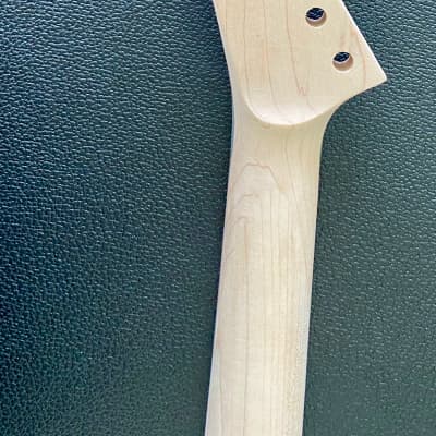 New Custom 24 fret conversion 24.75 inch scale maple guitar neck image 4