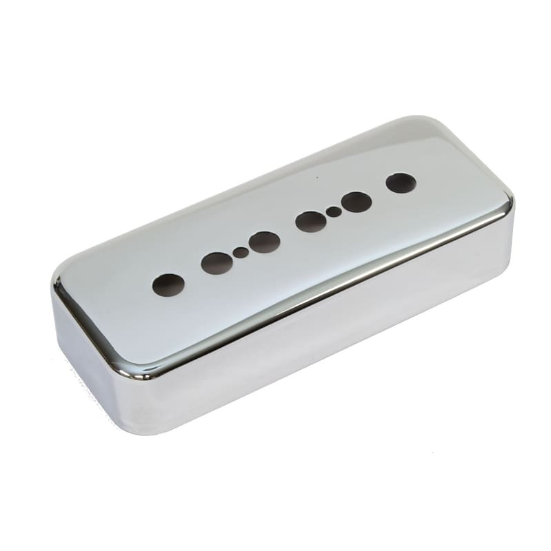 50mm - P90 Soapbar Pickup Cover - Chrome | Reverb