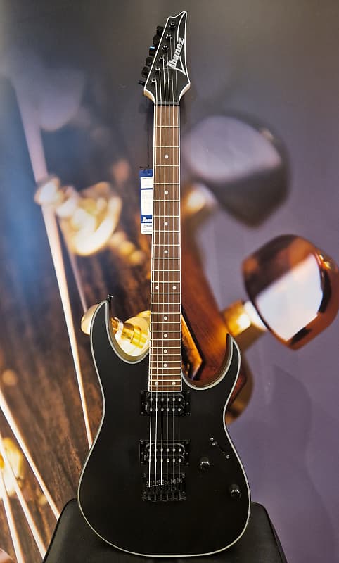 Ibanez RG421EX-BKF E-Guitar 6 String - Black Flat | Reverb