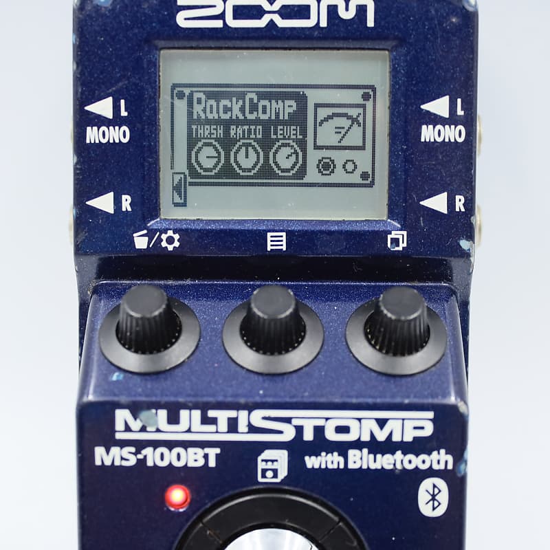 Zoom MS-100BT Multi Stomp Guitar Multi Effect Pedal