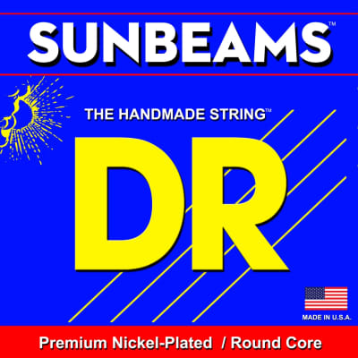 DR NMR5-130 Sunbeams Premium Nickel-Plated/Round Core Bass Strings  45 65 85 105 130 image 1