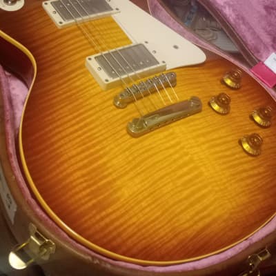 ギター Gibson CS 59 LP R-TOP Vintage Gloss Gibson CS 1959 Les Paul Standard R-TOP Vintage Gloss Washed