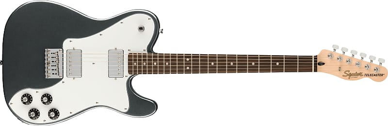 SQUIER - Affinity Series Telecaster Deluxe  Laurel Fingerboard  White Pickguard  Charcoal Frost Metallic - 0378250569 image 1