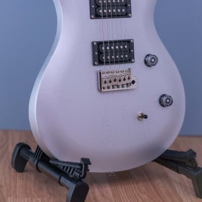 PRS SE CE24 Standard Satin Metallic Silver DEMO image 3