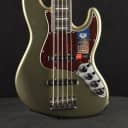 Fender American Elite Jazz Bass V Satin Jade Pearl Metallic