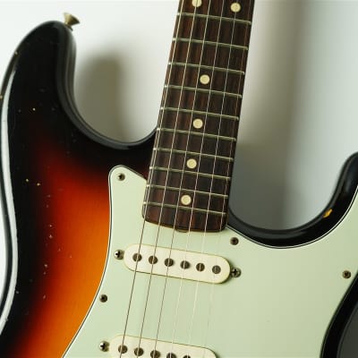 Fender Custom Shop Masterbuilt Dennis Galuszka 1961 Stratocaster Journeyman Relic  2016 - Sunburst [BG] image 11