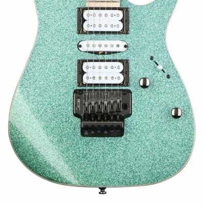 Ibanez Standard RG470MSP Solid Body Electric Guitar - Turquoise Sparkle 7 lbs, 14.4 ozs image 1