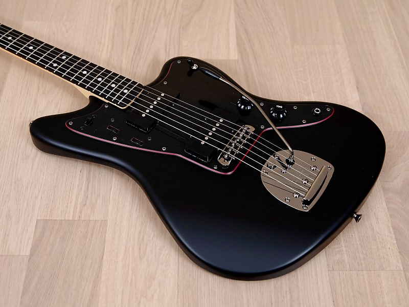 2021 Fender Limited Noir Jazzmaster Matte Black w/ Black