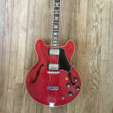 1969 Gibson ES-335 Cherry Red Guitar w/ Case (Orange Label, No Volute) - 330 345 355