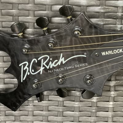 B.C. Rich Warlock / Left hand handed lefty / NJ Neck-Thru series Made In japan 24 frets floyd rose image 3