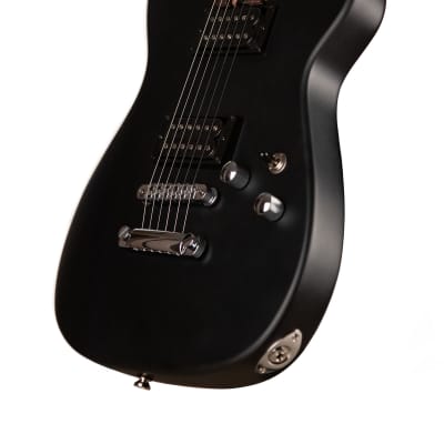 Cort MBM-1 Meta Manson Matthew Bellamy Satin Black Electric Guitar image 2