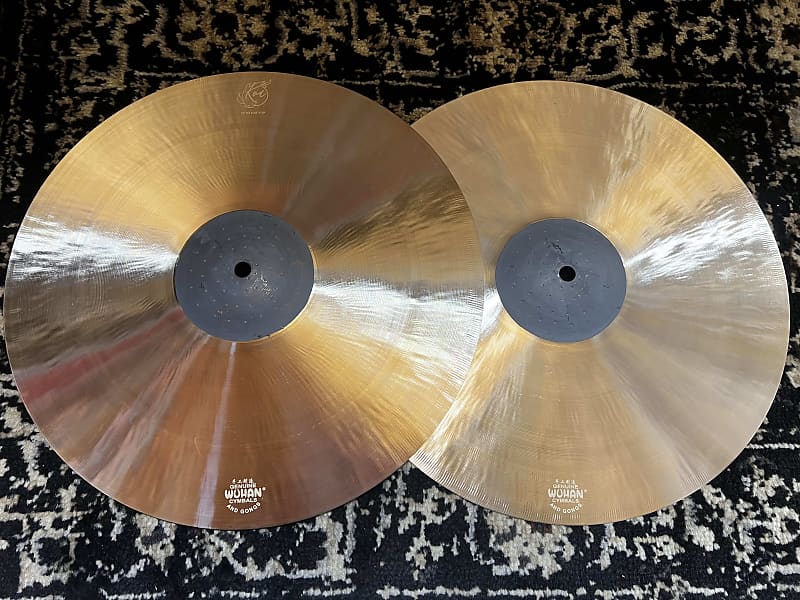 (MINT) Wuhan 15" Koi Hi-Hats (Pair) image 1