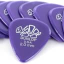 Dunlop 41P200 Delrin 500 Guitar Picks - 2.0mm Purple (12-pack)