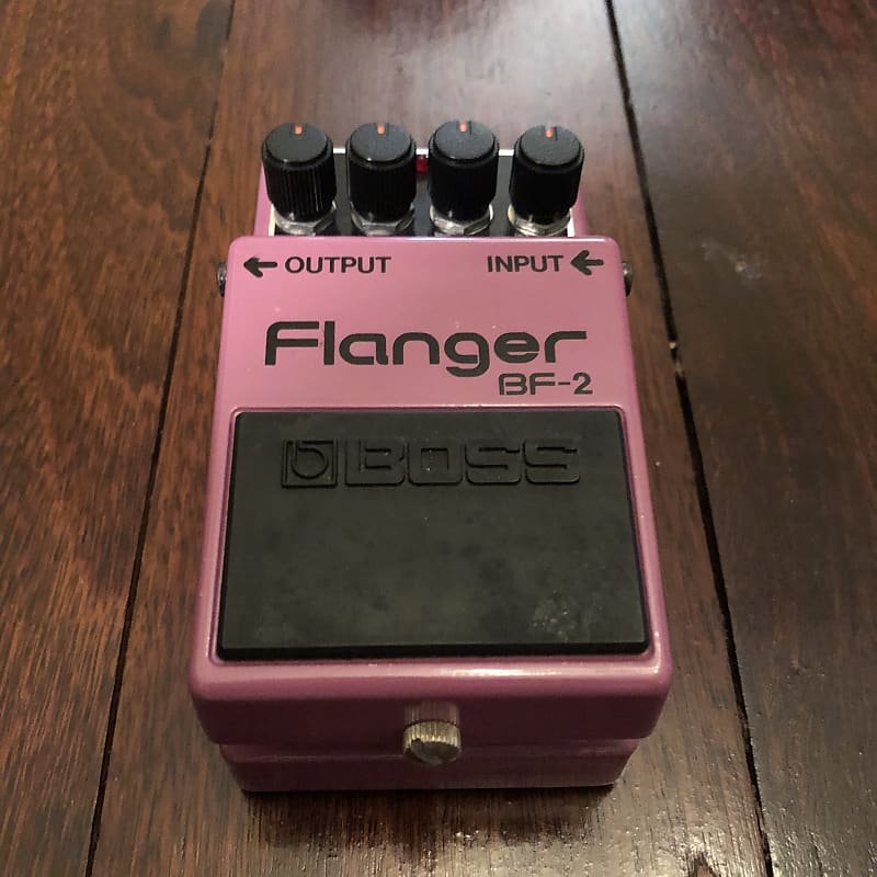 Boss BF-2 Flanger (Black Label - Silver Screw) 1980 Japan | Reverb