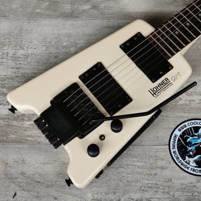 1990 Hohner G2T Headless Guitar w/Steinberger System (White) for sale
