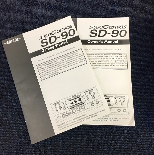Edirol SD-90 Studio Canvas ~Free Ship~ | Reverb