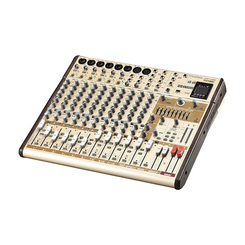 Phonic AM14GE 14-Channel Mixer with USB image 1