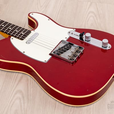 1989 Fender Telecaster Custom ‘62 Vintage Reissue TL62B-650 Candy Apple Red A-serial, Japan MIJ Fujigen image 10