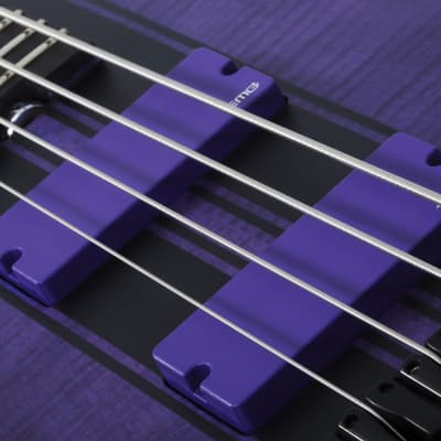 Schecter C-4 GT Bass LH Satin Trans Purple image 9