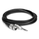 Hosa Pro Balanced Interconnect REAN XLR3F to 1/4" TRS Cable - 3 Foot