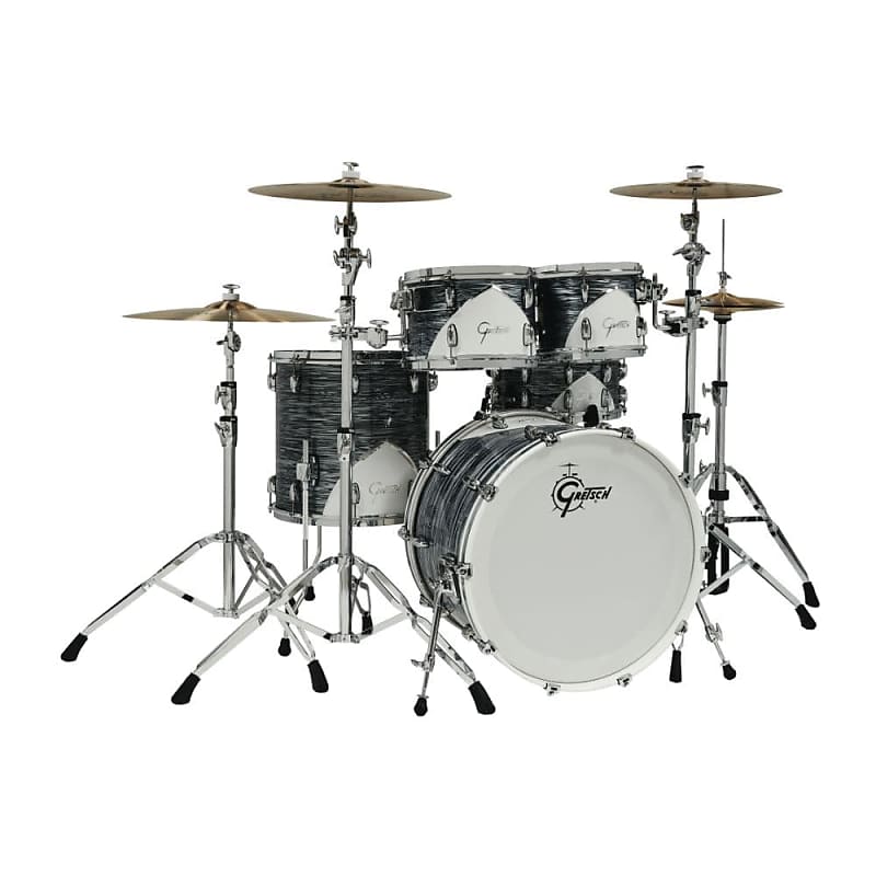 Gretsch Renown 57 5pc Drum Set Silver Oyster Pearl image 1