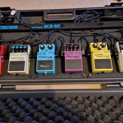 Boss BCB-60 Loaded with Boss BF-3 TU-3 DM-2w SD-1 DD-3T CE