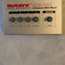 Nady MM-141 4-Channel Mini Mixer Silver