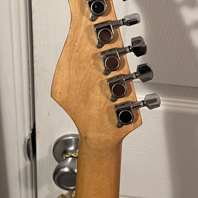 Eleca Strat Guitar Red with Tremolo Bar image 5