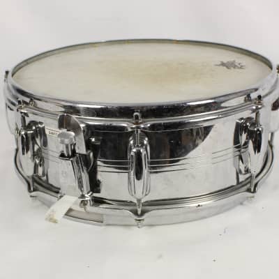 Slingerland Sound King Gene Krupa 8 Lug Chrome Snare Drum 5" x 14" image 3